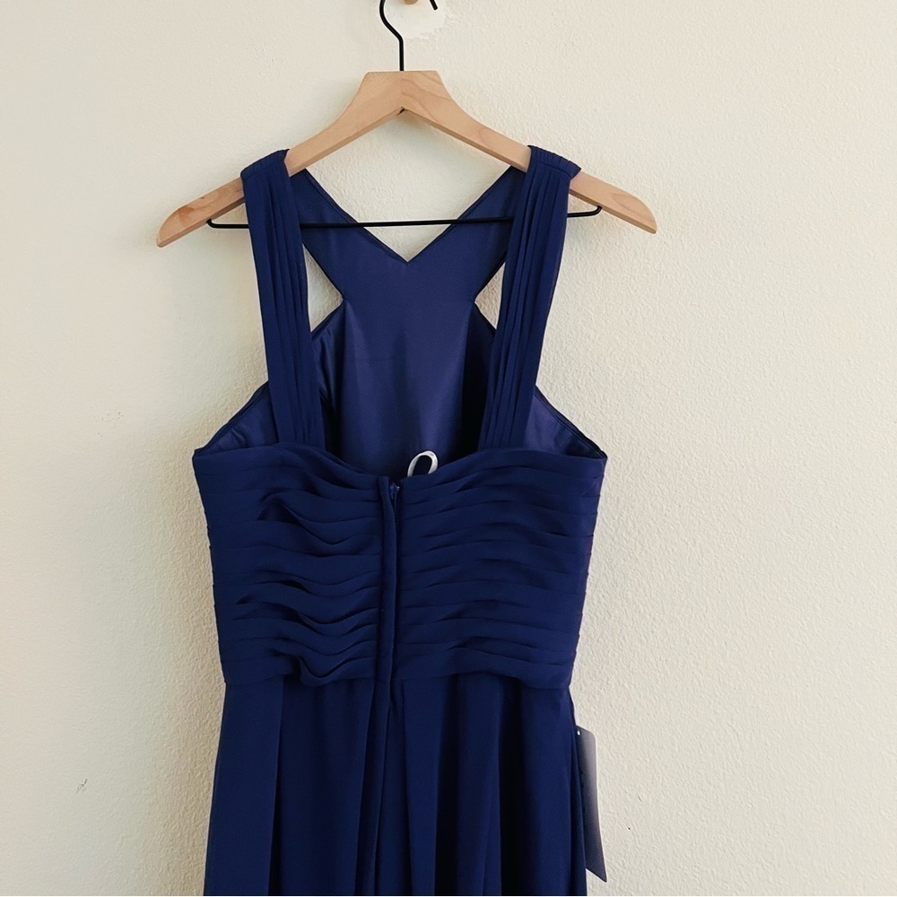 Azazie Women's Purple/Regency Kaleigh Bridesmaids Gown Dress Size A10 NWT - Picture 5 of 11